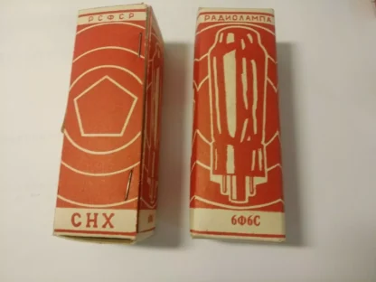 ONE 6F6G   6F6    Russia     NOS red box   Vacuum Tube    Elektronenröhren - Image 2