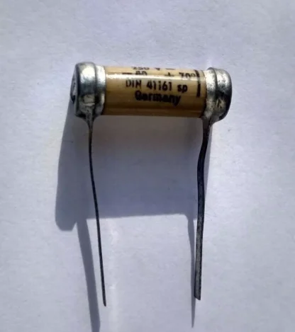 ONE Siemens & Halske 0.025 uF 250V papier capacitor NOS Unused capacitor - Image 3