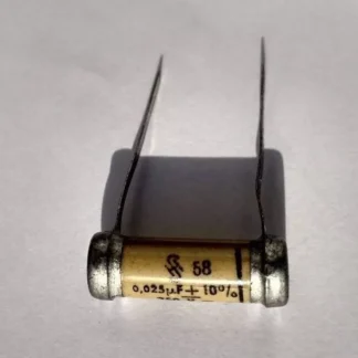 ONE Siemens & Halske 0.025 uF 250V papier capacitor NOS Unused capacitor